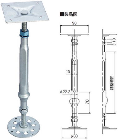 ファインQ鋼製束 製品図