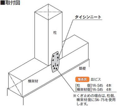 タイシンニート 取付図